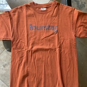 Fourstar burnt orange t-shirt, size medium.